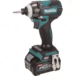 Aku rázový skrutkovač 1/4" Li-ion XGT 40V 2x2,5 Ah Makpac Makita TD004GD201