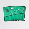 12-ti dílná sada očkových klíčů DIN838 31CrV3 chrom GK TOOLS P16833/P