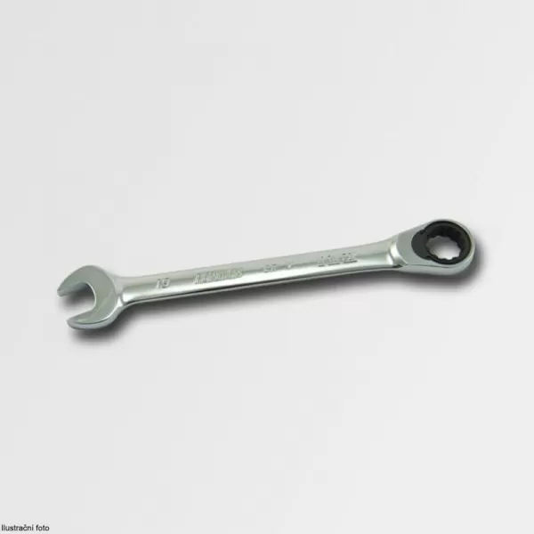 Klíč očkoplochý ráčnový 8x8mm CrV 72zubů Xtline KL344008