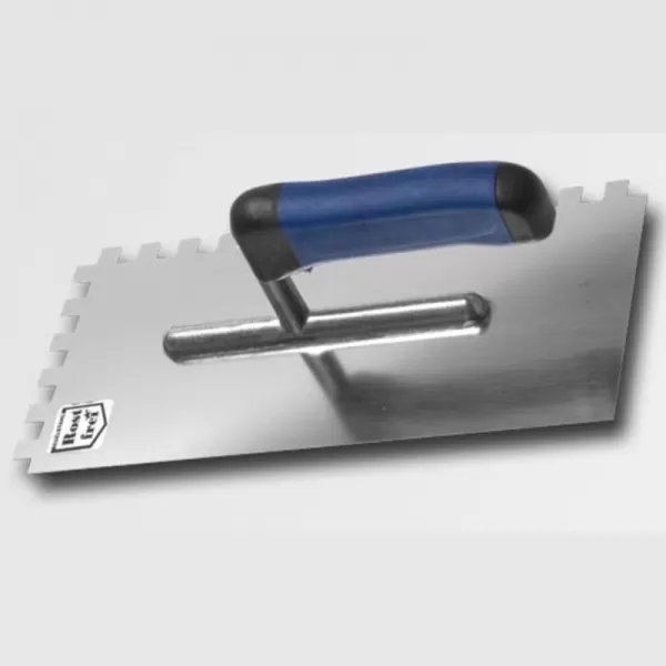 Hladítko nerez STAVTOOL 270 x 127 mm zuby 10 softgrip ZN31144
