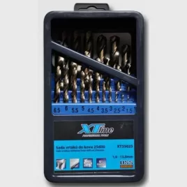 Sada vrtáků 1 - 13 mm 25 dílů cobalt XT35025