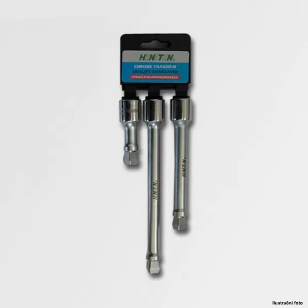 Sada prodloužení 1/2" 3 díly výkyvné CRV HONITON H4003