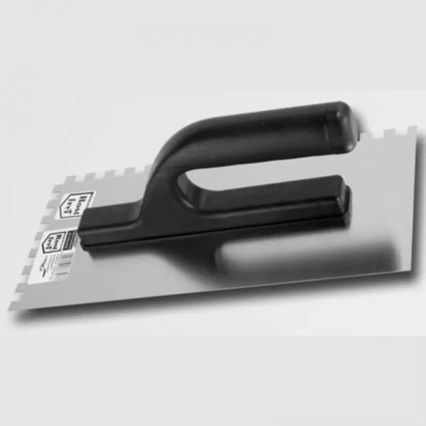 Hladítko nerez STAVTOOL 270 x 127 mm zuby 8 ZN31041