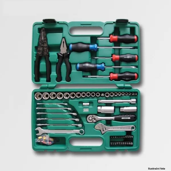 Sada nářadí a hlavic 1/4"-3/8" 112 dílů 40CRV HONITON H1320