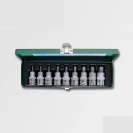Sada hlavic Inbus 1/2" 9 dílů CRV HONITON H4008