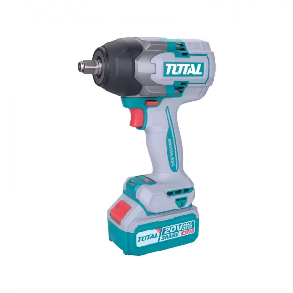 Aku rázový utahovák 20V 2x4,0Ah Industrial Total TIWLI2085