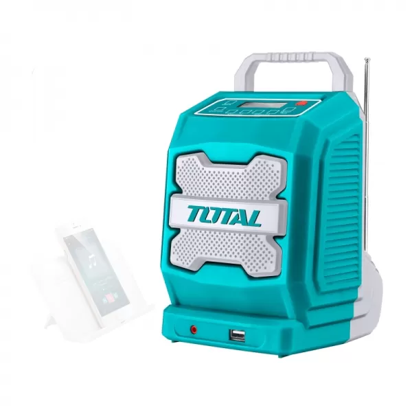 Aku rádio 20V Industrial bez aku Total TJRLI2001