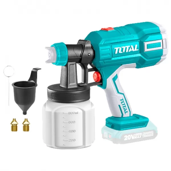 Aku stříkací pistole na barvu 20V bez aku TOTAL TSGLI2003