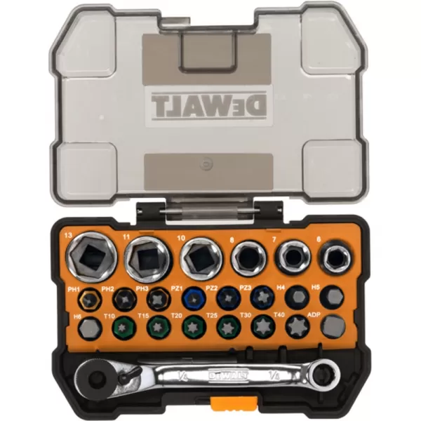 24dílná sada bitů a hlavic McLaren DeWALT DT70906
