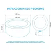 Vířivý bazén MSPA COCOON-ECO F-CO066WE Marimex 11400307