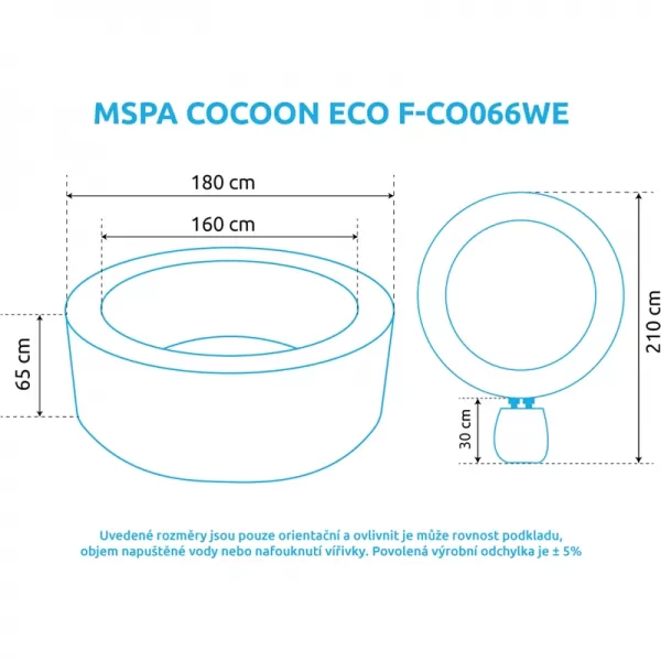 Vířivý bazén MSPA COCOON-ECO F-CO066WE Marimex 11400307