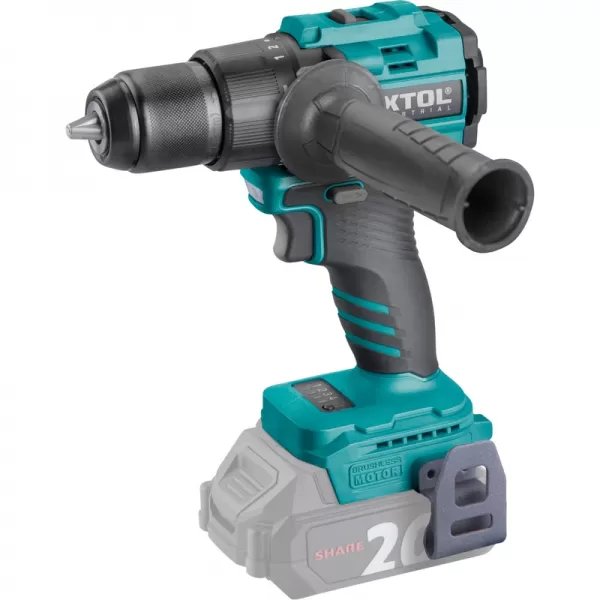 Aku vrtací šroubovák s příklepem 20V/bez aku SHARE20V Extol Industrial 8791805