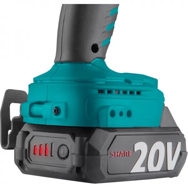 Aku vrtací šroubovák s příklepem SHARE20V, 70Nm, BRUSHLESS, 2Ah Extol industrial 8791806