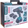 Aku vŕtací skrutkovač s príklepom 20V/2x2,0 Ah SHARE20V Extol Industrial 8791804