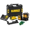 Aku křížový laser 18V/2,0 Ah se zeleným paprskem DeWALT DCE089D1G18