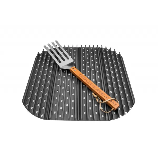 Grilovací rošt 61 cm s grilovací obracečkou GRILLGRATE pro Kamado