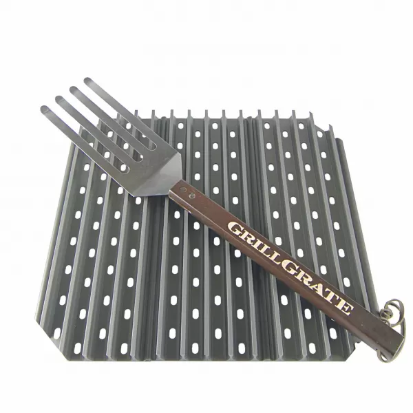 Grilovací rošt 46 cm s grilovací obracečkou GRILLGRATE pro Kamado