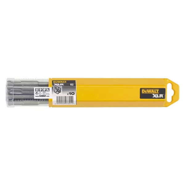 Vrtáky SDS-Plus EXTREME XLR s celokarbidovou hlavou 10x210mm 10ks DeWALT DT8968