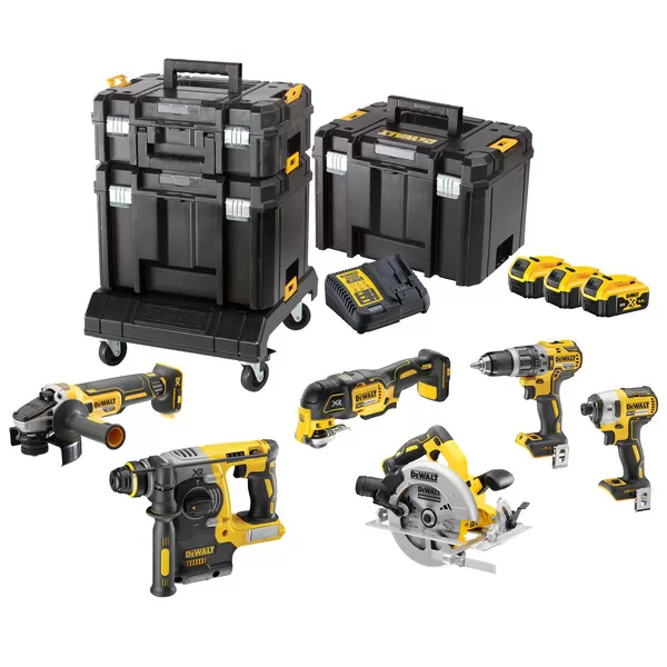 Aku bezuhlíková kombo sada nářadí 18V 3x5,0 Ah XR DeWALT DCK685P3T