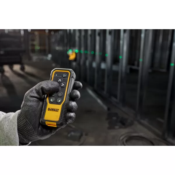 Aku multiline laser zelený 3x360° s dálkovým ovládáním 18V 1x2,0Ah DeWALT DCLE34035D1