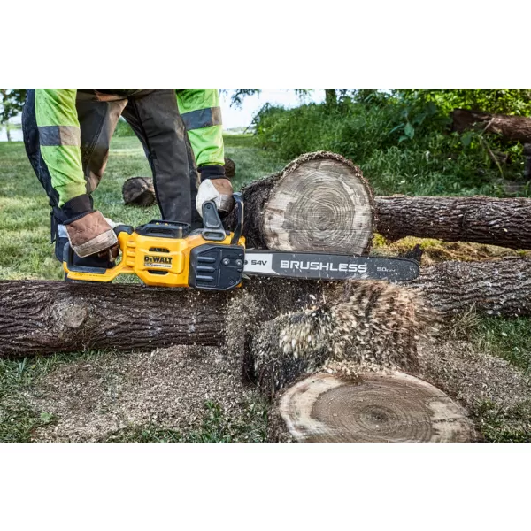 Aku řetězová pila 50 cm FLEXVOLT 54V 1x9,0Ah kufr pilník DeWALT DCMCS575X1