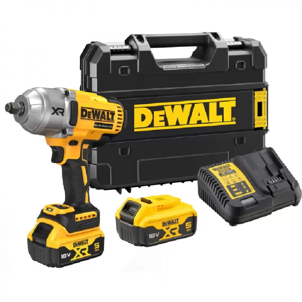 Aku rázový bezuhlíkový utahovák 18V 2x5,0Ah DeWALT DCF900P2T