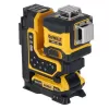 Aku multiline laser zelený 3x360° s dálkovým ovládáním 18V 1x2,0Ah DeWALT DCLE34035D1
