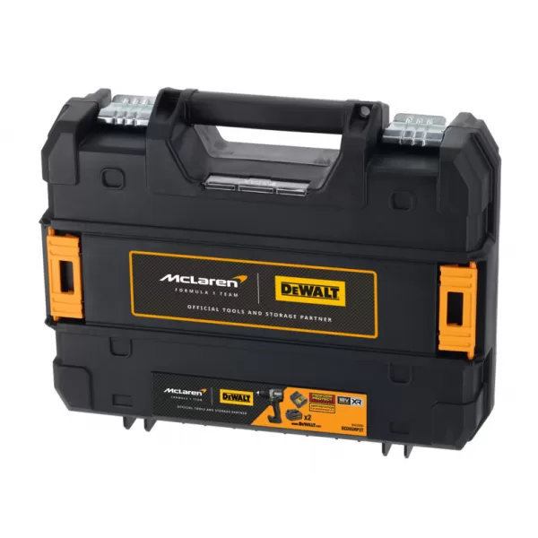 Aku příklepová vrtačka 18V/2x5,0Ah limitovaná edice McLaren DeWALT DCD85MP2T