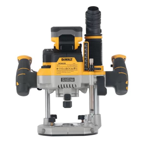 Aku bezuhlíková horní frézka 70mm 18V 2x5,0 Ah DeWALT POWERSTACK DCW620H2