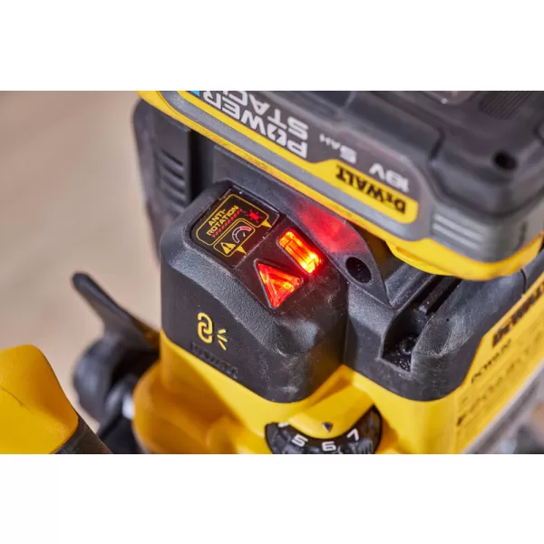 Aku bezuhlíková horní frézka 70mm 18V bez aku DeWALT DCW620NT