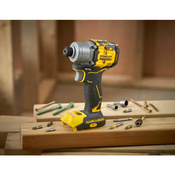 Aku bezuhlíkový rázový utahovák V20 18V bez aku Stanley FatMax SFMCF830B