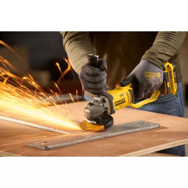 Aku úhlová bruska V20 18V bez aku Stanley FatMax SFMCG300B