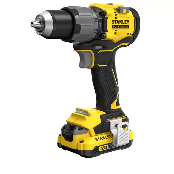 Aku bezuhlíková vrtačka s příklepem V20 18V bez aku Stanley FatMax SFMCD726B