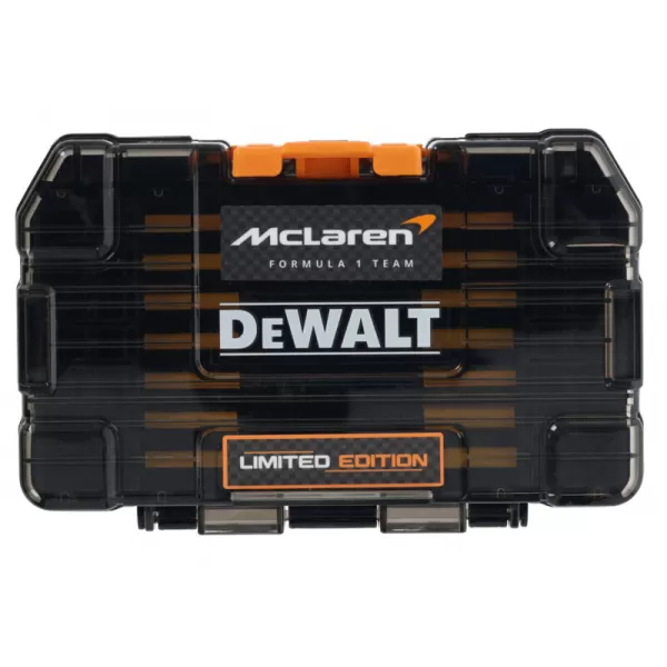 28dílná sada příslušenství FLEXTORQ v pouzdře Tough Case edice McLaren DeWALT DT70902T