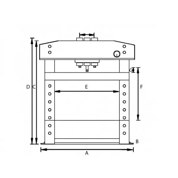 Hydraulický lis Unicraft WPP 75 E