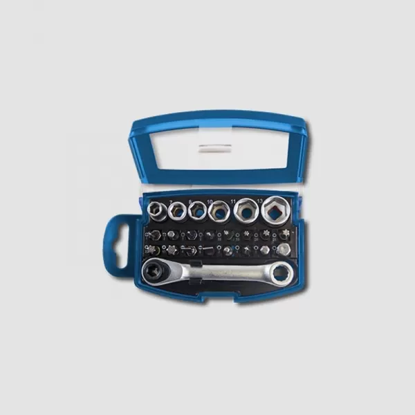 Sada šroubovacích bitů s ráčnou S2 25 dílů XTline XT07025