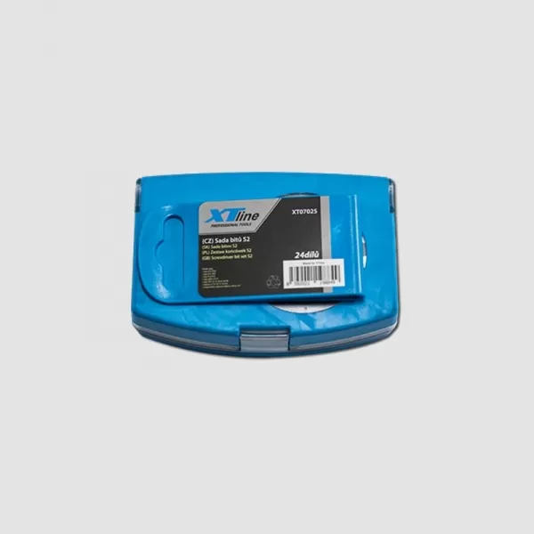 Sada šroubovacích bitů s ráčnou S2 25 dílů XTline XT07025