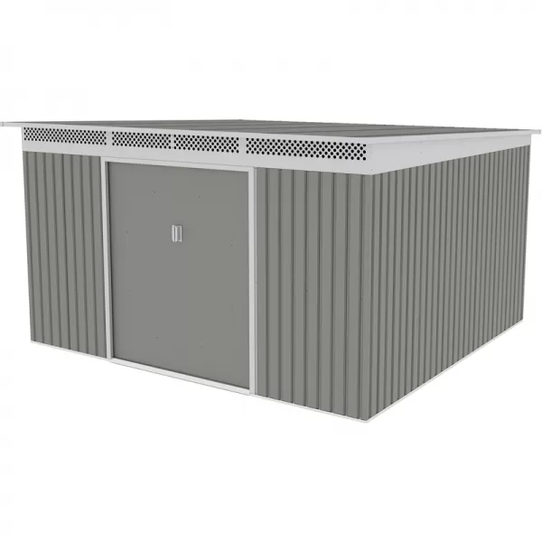 Záhradný domček G21 GRAH 1132 - 340 x 333 cm, metalický šedý 63900995