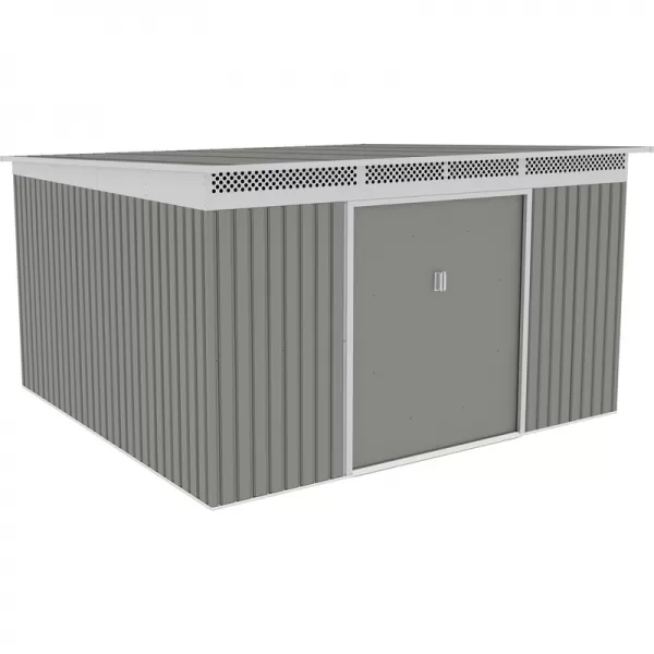 Záhradný domček G21 GRAH 1132 - 340 x 333 cm, metalický šedý 63900995
