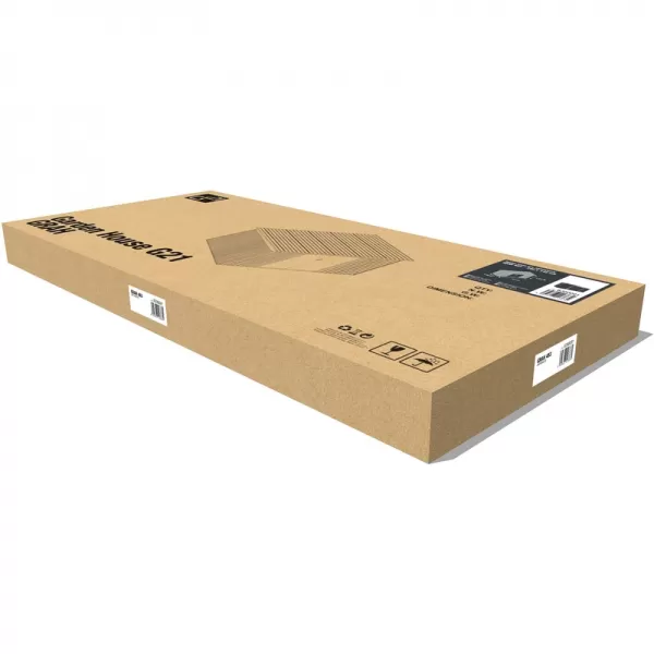 Zahradní domek G21 GRAH 483 - 340 x 142 cm, antracitový 6390091