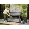Zahradní lavice Keter Deco Garden Bench Storm grey 612057