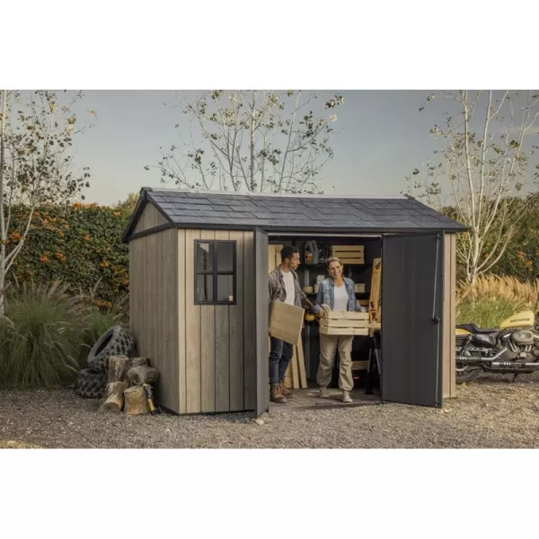 Zahradní domek 7,5 x 11 Ashwood, s podlahou Keter Apex 612048