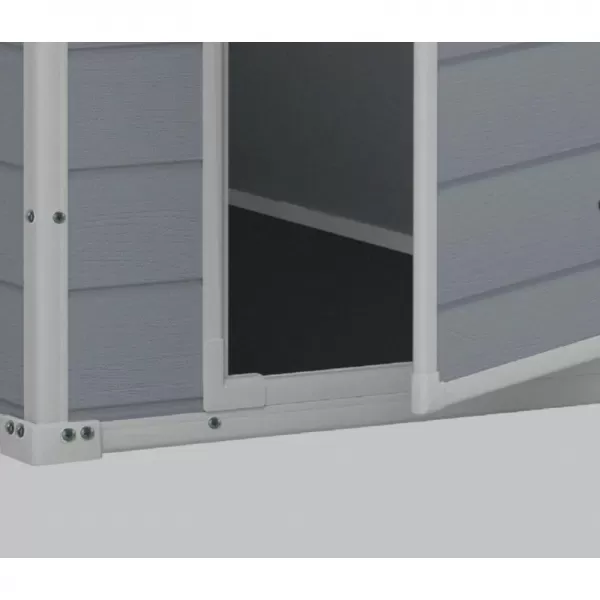 Zahradní domek Keter MANOR 4 x 6 šedý, s podlahou 610332