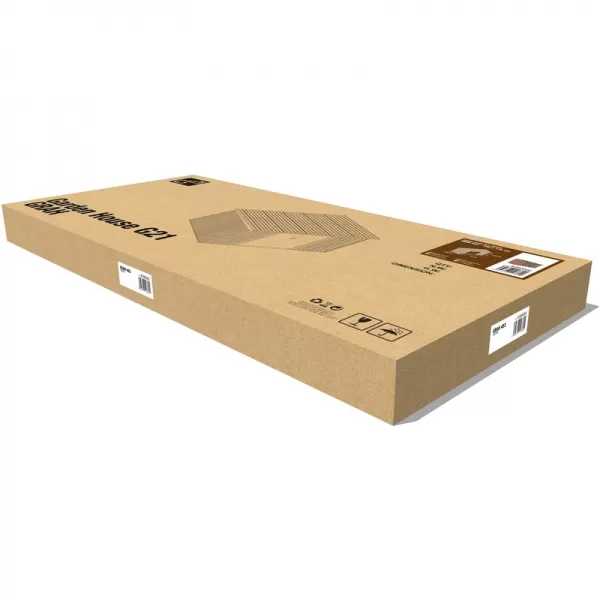 Zahradní domek G21 GRAH 483 - 340 x 142 cm, hnědý 6390092