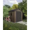Zahradní domek 7,5 x 7 Walnut, s podlahou Keter Apex