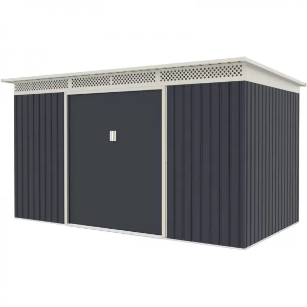 Zahradní domek G21 GRAH 700 - 340 x 206 cm, antracitový 6390093