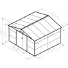Zahradní domek G21 GAH 1085 - 340 x 319 cm, antracitový 63900694