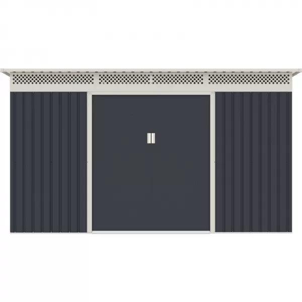 Zahradní domek G21 GRAH 1132 - 340 x 333 cm, antracitový 6390097