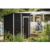 Zahradní domek Keter Essential 6 x 4 tmavě šedý / bílý, s podlahou