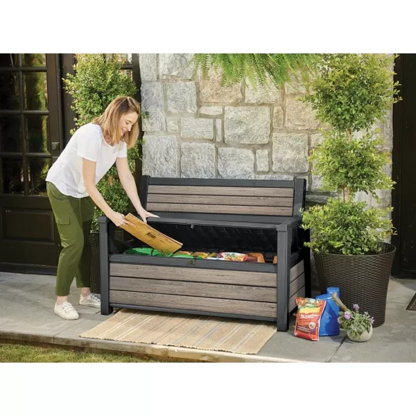Zahradní lavice Keter Deco Garden Bench Ashwood 612056